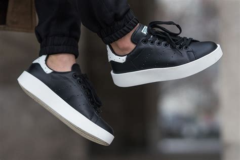 adidas stan smith bold weiß schwarz|adidas stan smith black men's.